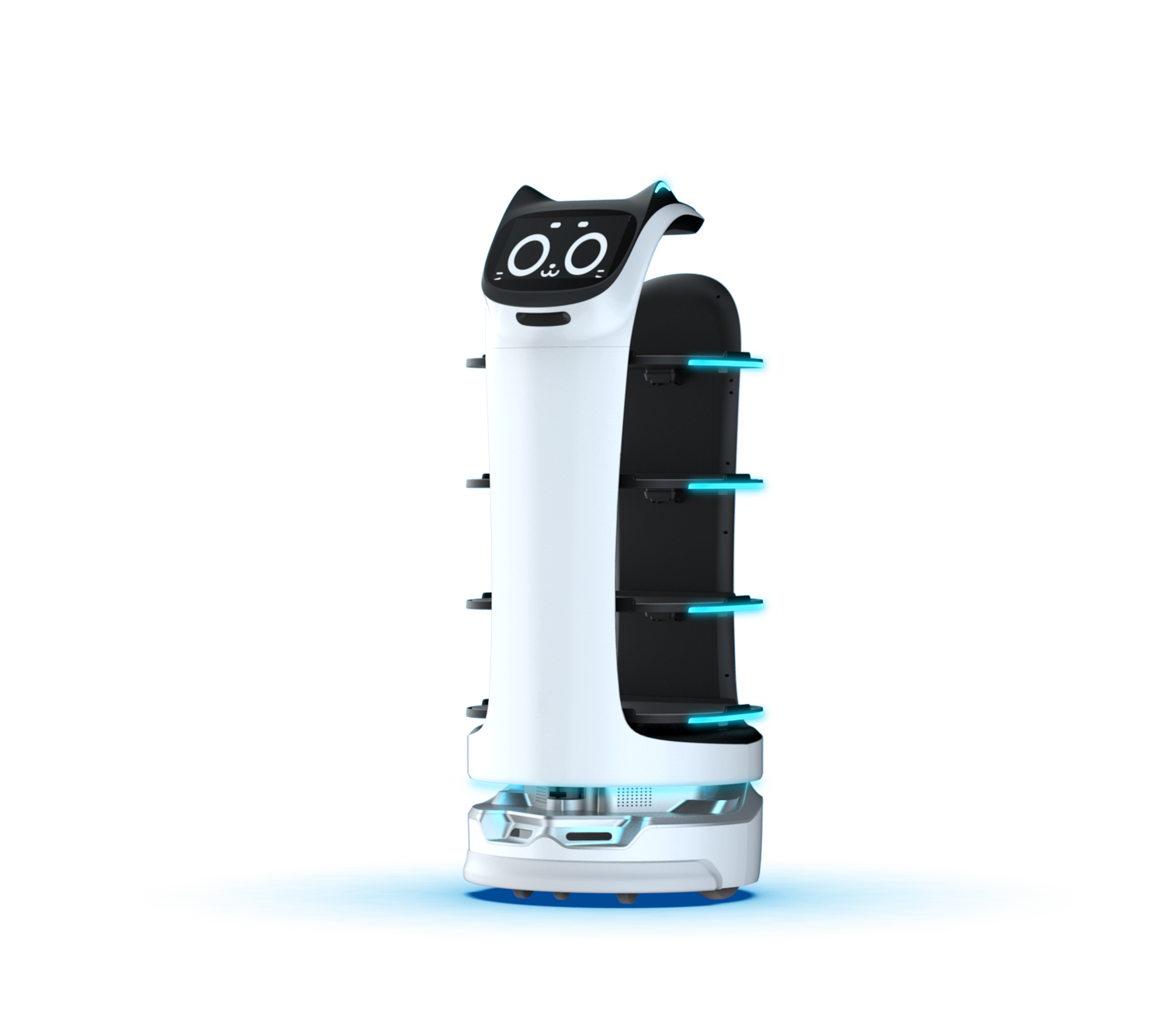 BellaBot standing in a neutral position.