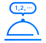 A graphic depicting Food Delivery Mode, an action available for certain PUDU robots.